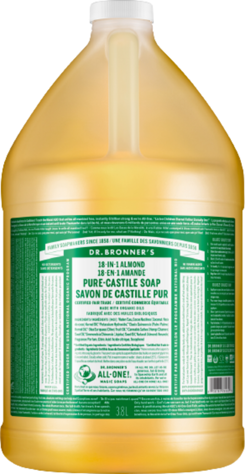 Dr. Bronner's 18in1 Naturseife Mandel - 3,80 l