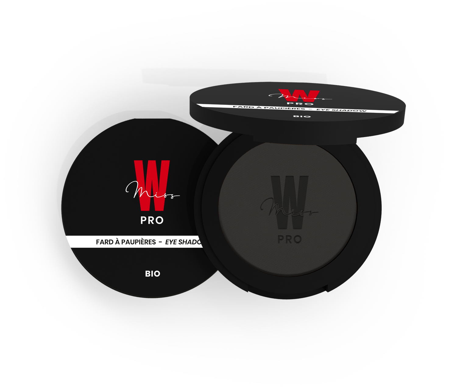 Miss W Pro Matt Eye Shadow - 015 Black
