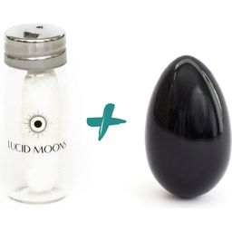 Lucid Moons Yoni Egg Black Obsidian - 1 Set