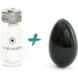Lucid Moons Yoni Egg Nephrite Jade - 1 ensemble