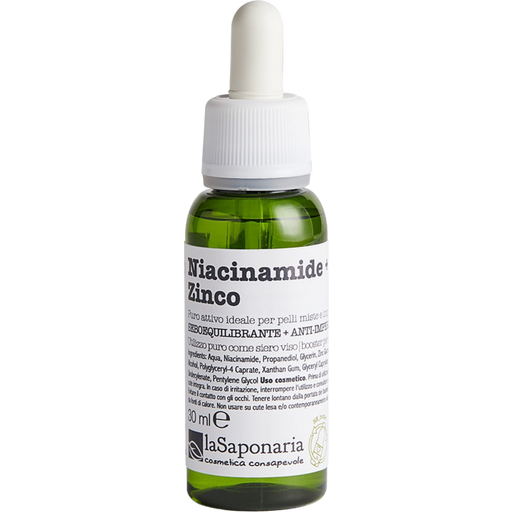 La Saponaria Sérum niacinamid+zinok Attivi Puri - 30 ml