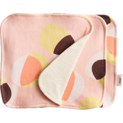 Imse Set di Salviette Lavabili - Pink hoop