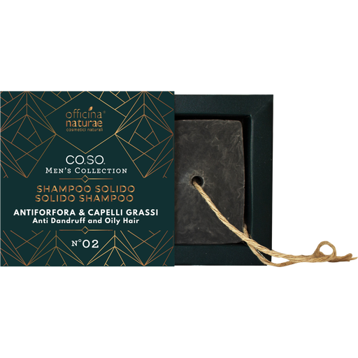 MEN Shampoo Solido Antiforfora e Capelli Grassi N°02 - 50 g