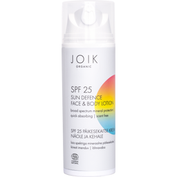 JOIK Organic Sun Defence arc- és testápoló FF 25 - 150 ml