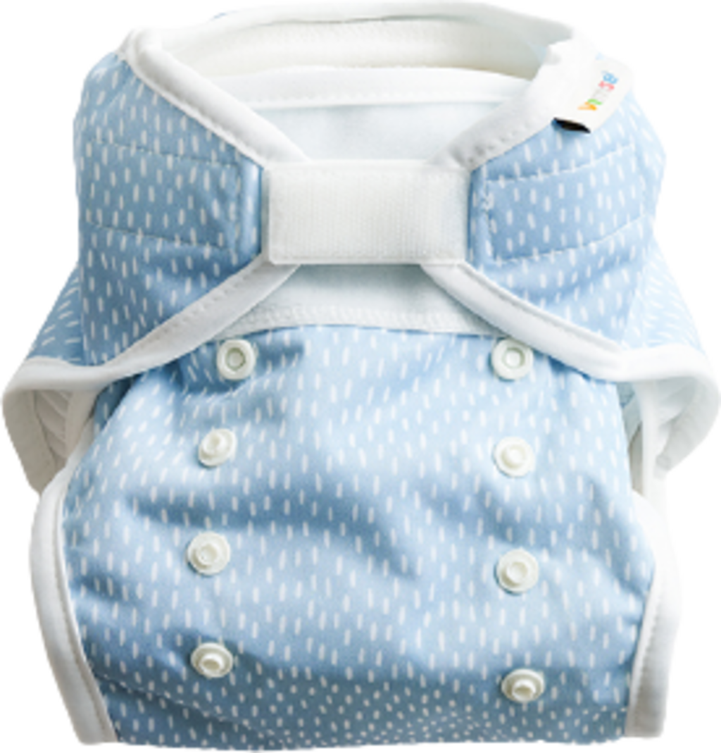 Copri Pannolino Taglia Unica + Inserti, Blue Sprinkle