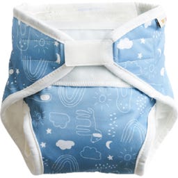 Vimse All-in-One Cloth Nappy - Newborn - Blue Teddy