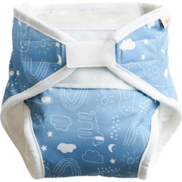 Vimse All-in-One Wasbare Luier M - Blue Teddy