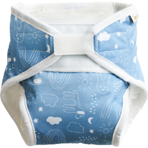 Vimse All-in-One Cloth Nappy L - Blue Teddy