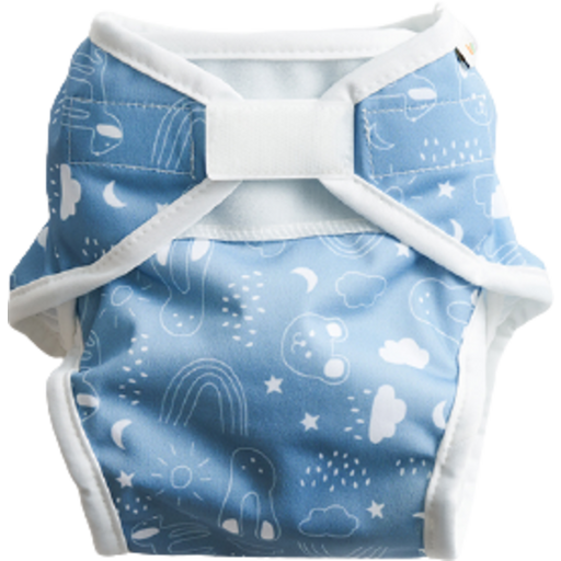 Svrchní plenkové nohavičky pro novorozence - Blue Teddy