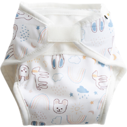 Vimse Diaper Cover - Newborns - White Teddy