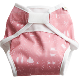 Vimse Diaper Cover M - Rusty Pink Teddy