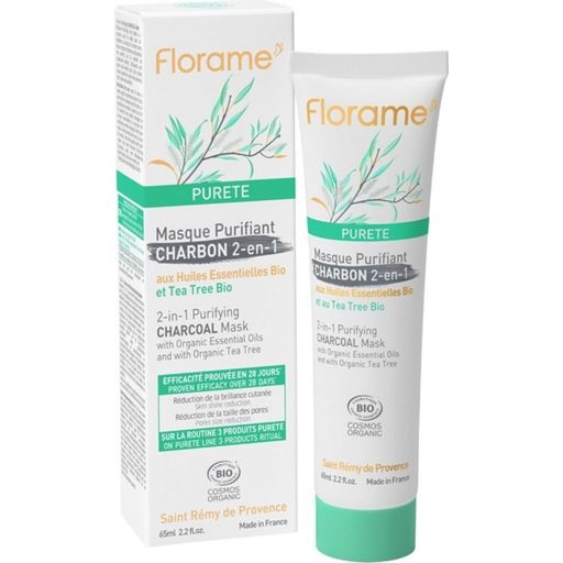 Florame Pureté 2-in-1 Purifying Mask - 65 ml