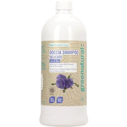 Greenatural Shampoing-Douche Lin & Riz