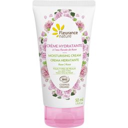 Crème Hydratante Visage à l'Eau Florale de Rose - 50 ml