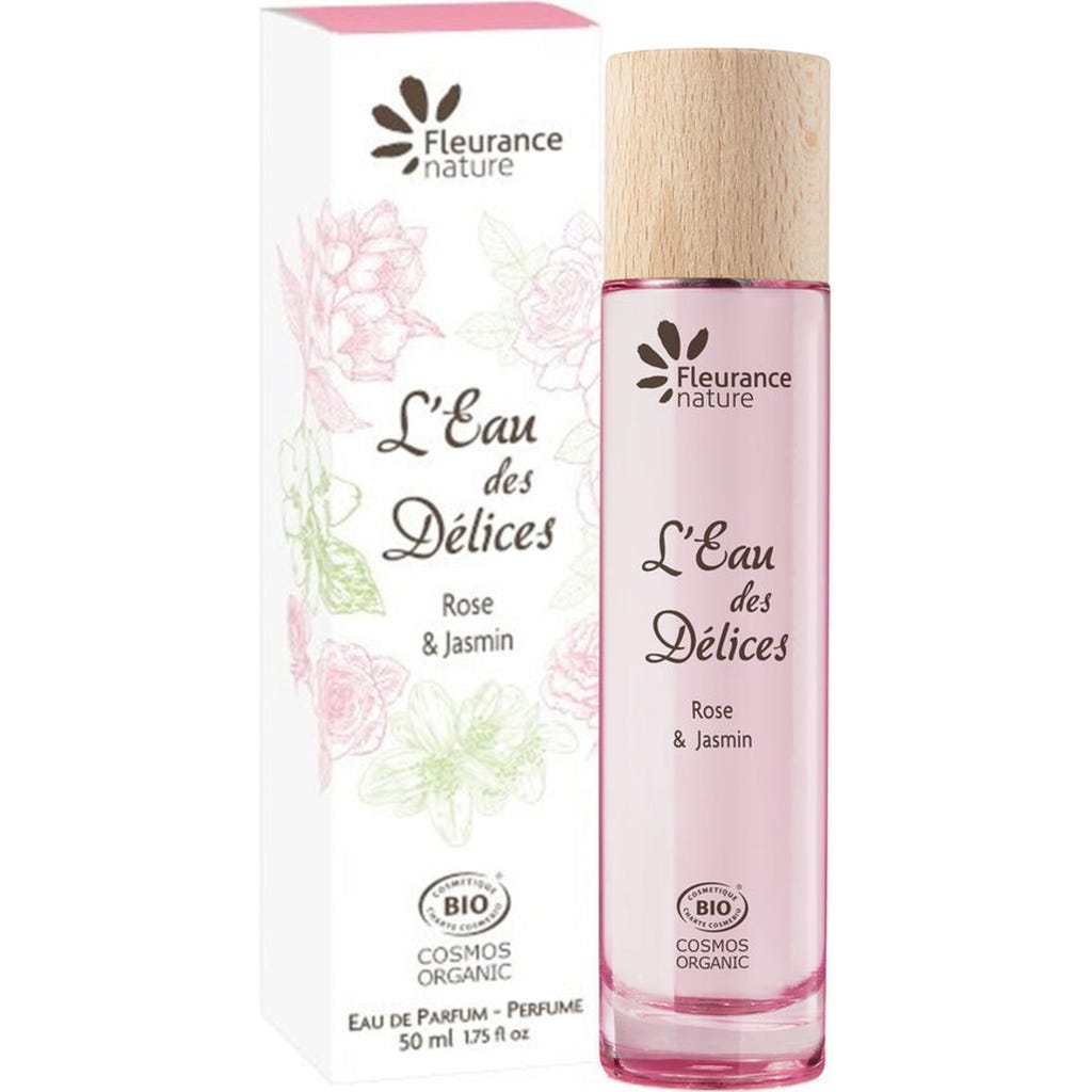Fleurance nature L'Eau des Délices Parfum Rose & Jasmin, 50 ml - Ecco
