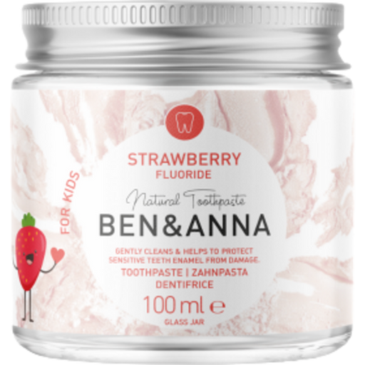BEN & ANNA Strawberry zubní pasta - 100 ml