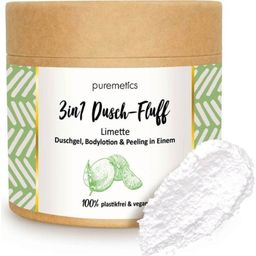 puremetics 3-in-1 Shower Fluff with Salt Peeling