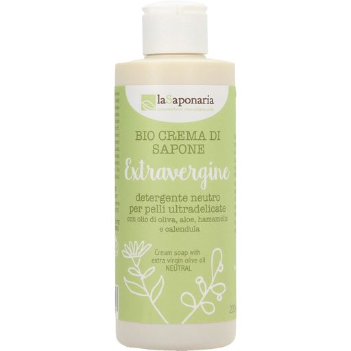 La Saponaria Olive Oil Cream Soap - 200 ml