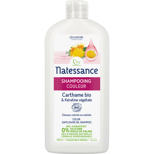 Natessance Shampoo Color Cartamo & Cheratina - 500 ml