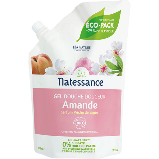 Natessance Sweet Almond Shower Gel - 650 ml