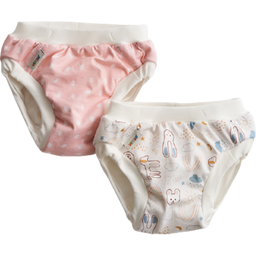 Vimse Pink/Teddy Training Pants, 2-Pack - XL 11-14kg