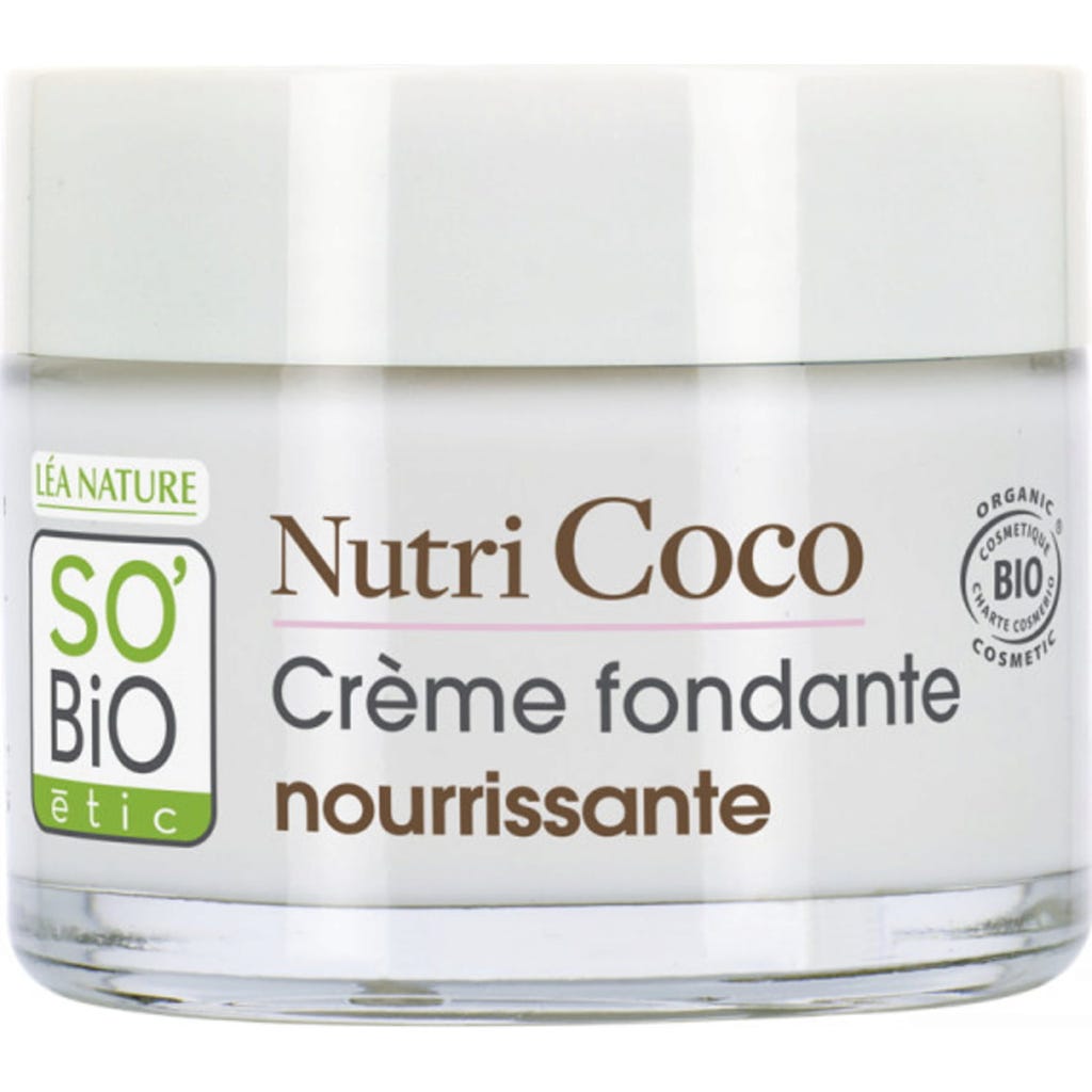 So‘Bio Étic Nutri Coco Creme – Für Trockene Haut, 50 Ml, Bio-zertifiziert