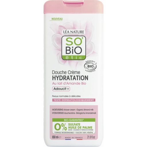Hydrating Organic Almond Milk Shower Cream - 650 ml