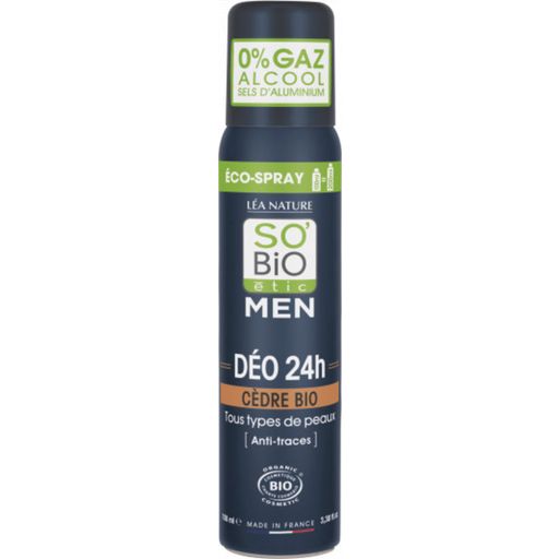 LÉA NATURE SO BiO étic MEN Deodorant Spray Ceder - 100 ml