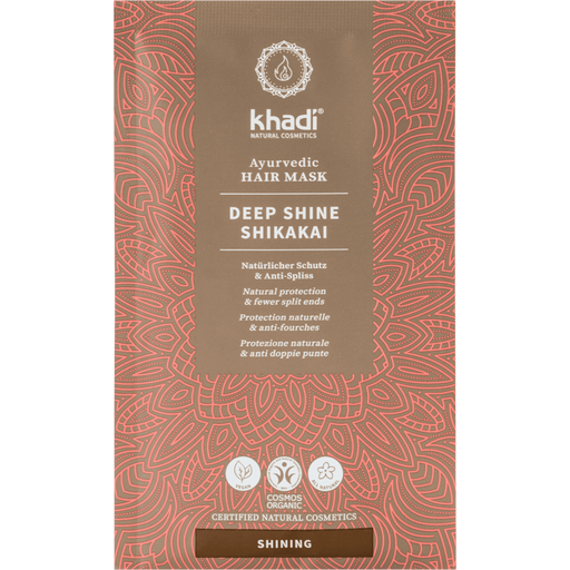 Khadi® Deep Shine Shikakai Ayurvédikus hajmaszk - 50 g