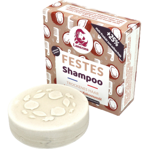 Lamazuna Festes Shampoo Kokosöl - 70 g