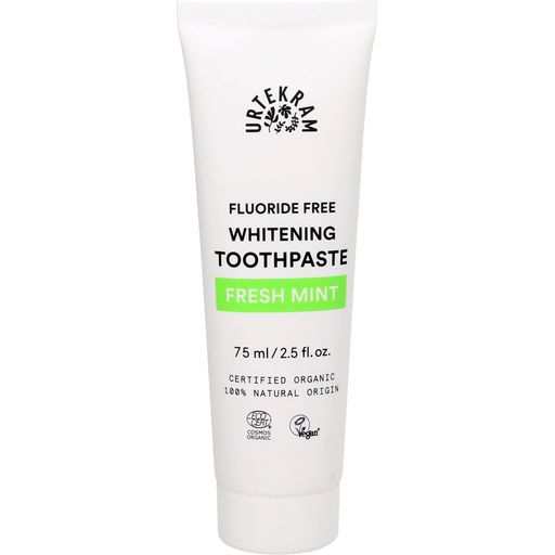 Urtekram Fresh Mint Whitening Toothpaste - 75 ml