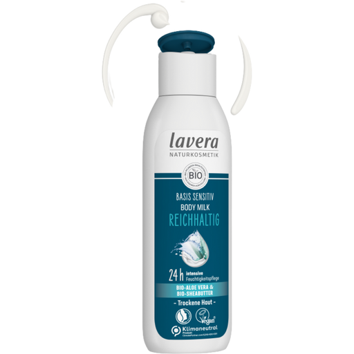 Lavera Basis Sensitiv Rich Body Milk - 250 ml
