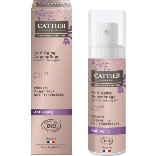 CATTIER Paris Anti-Aging Argan Oil & Rose Eye Care - 15 ml