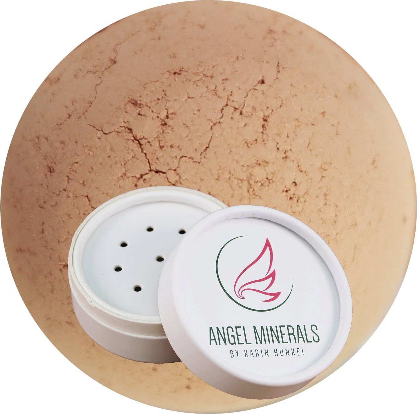ANGEL MINERALS Vegan Mineral Foundation - R4 Powder Rose