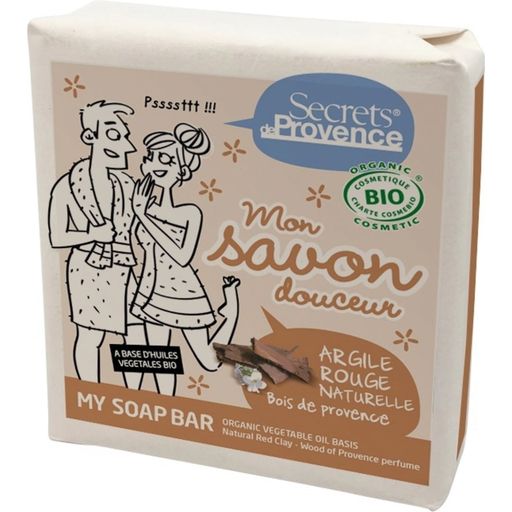Secrets de Provence Organické mydlo s červenou hlinou - 100 g