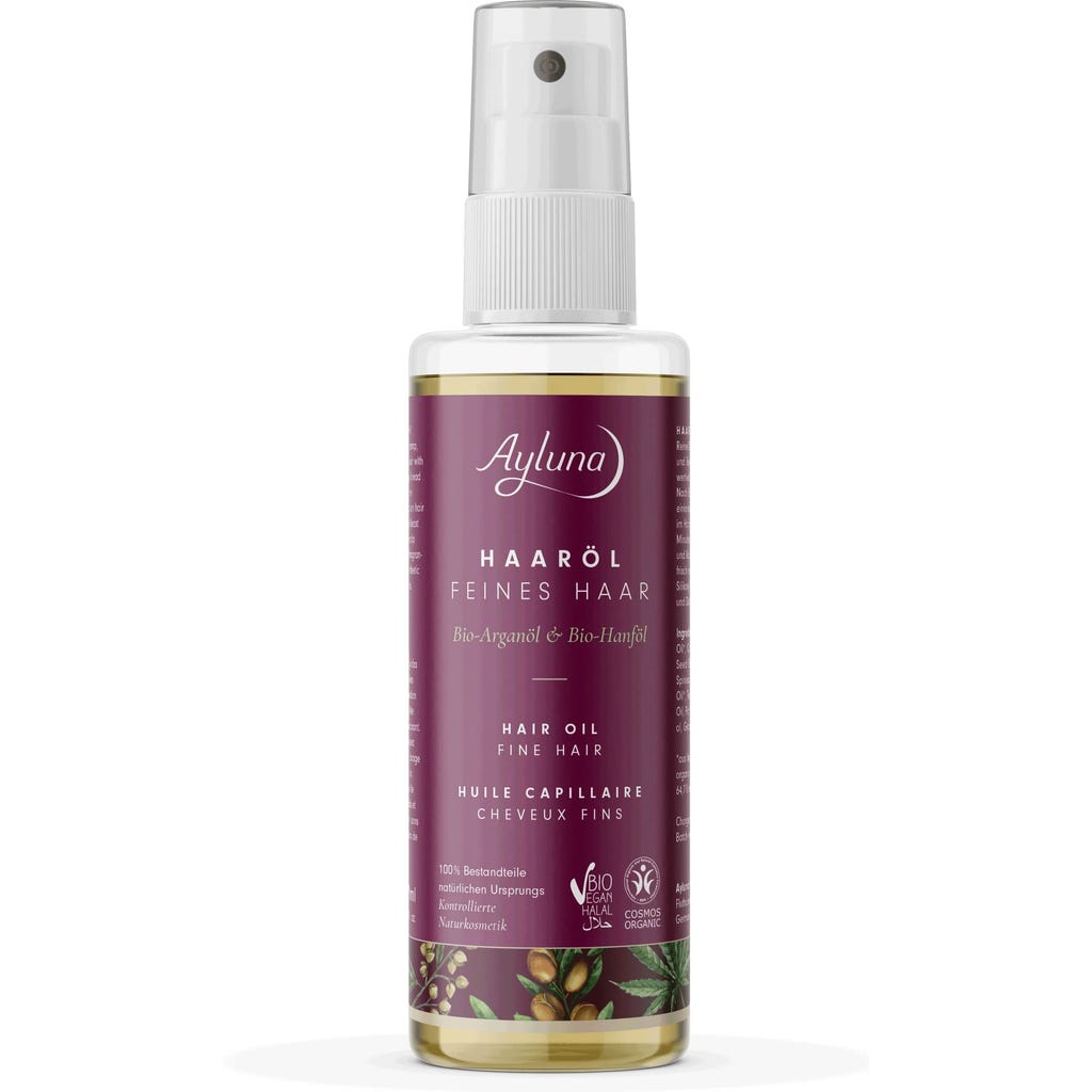 OMIA Bio-Haaröl Mit 100% Arganöl – 100 Ml, Ohne Silikone & Mineralöle, Für Glattes, Glänzendes Haar