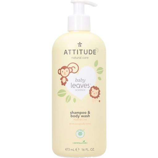 Attitude 2v1 šampon in milo baby leaves - Pear Nectar