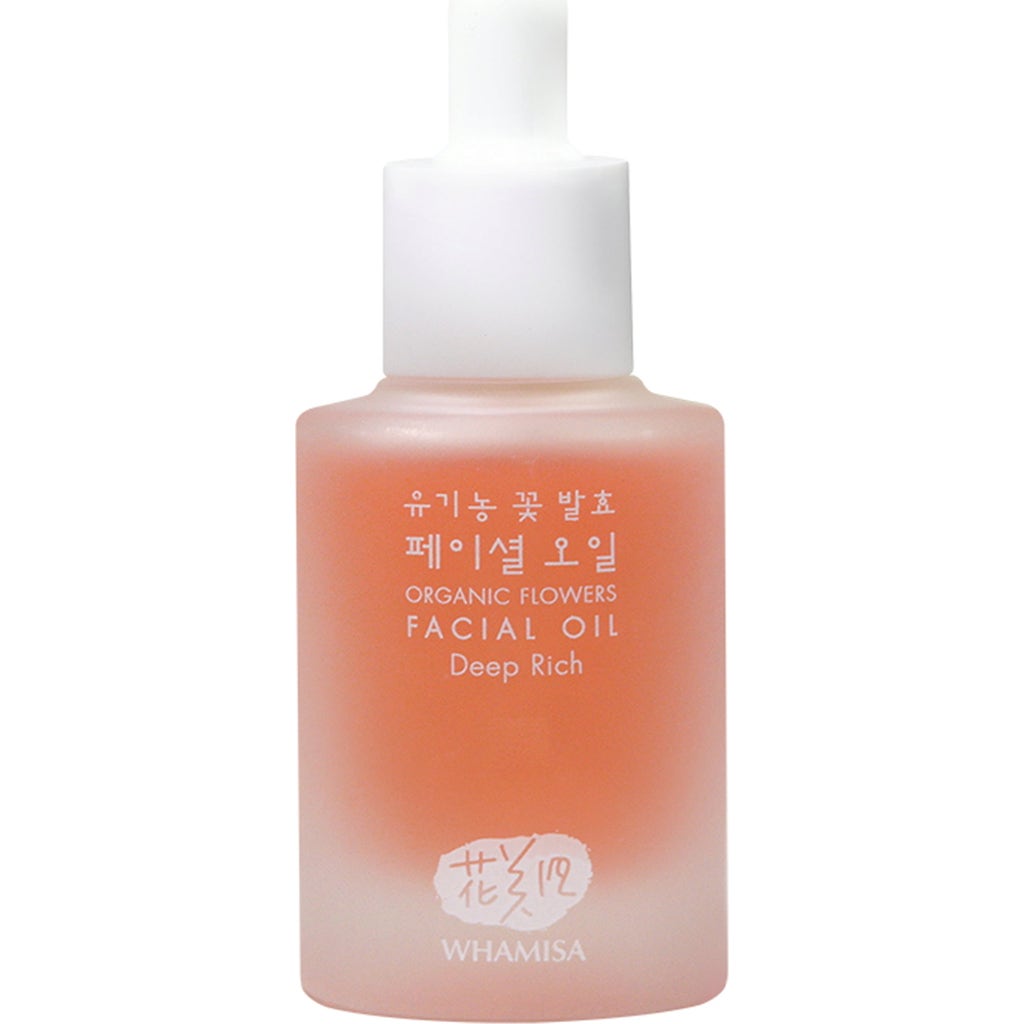 Whamisa Organic Flowers Deep Rich Facial Oil, 32 ml - Ecco