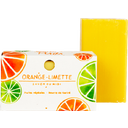 Karitéseife Orange-Limette, 100 g