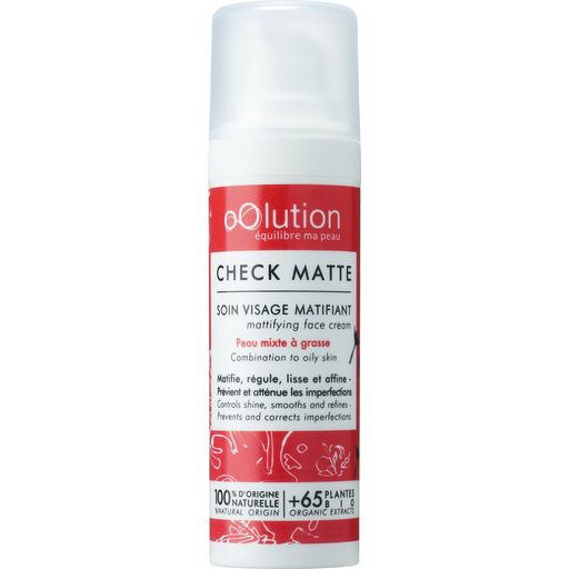 oOlution Crème Matifiante Visage CHECK MATTE - 30 ml
