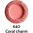 UOGA UOGA Natural Blush Powder s jantárom - 640 Coral Charm