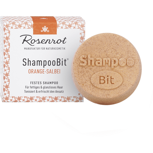 Rosenrot ShampooBit® Shampoo Orange-Salbei - 60 g