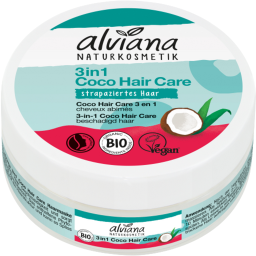 alviana Naturkosmetik Bio kokosový olej 3v1 Coco Hair Care - 150 ml