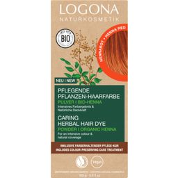 LOGONA Pflanzen-Haarfarbe Pulver Hennarot