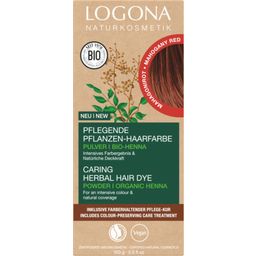 LOGONA Pflanzen-Haarfarbe Pulver Mahagonirot