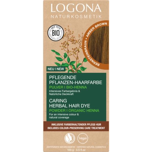 LOGONA Herbal Hair Colour 060 Nut Brown - 100 g
