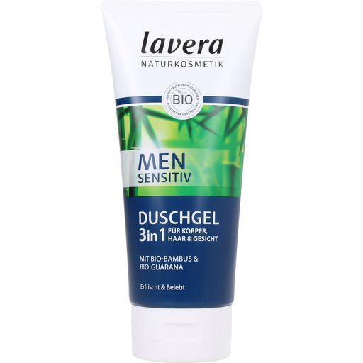 Lavera Men Sensitiv šampon/gel za tuširanje 3v1 - 200 ml
