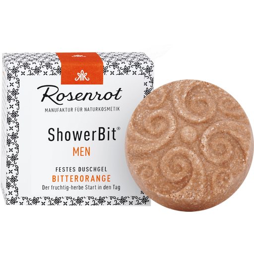 ShowerBit® tuhý sprchový gel pro muže s pomerančem - 60 g