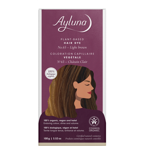 Ayluna Plant-based Hair Dye - Light Brown - 100 g