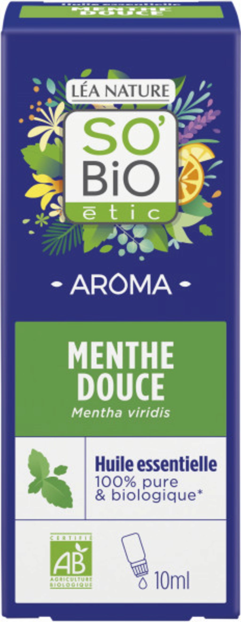 LÉA NATURE SO BiO étic AROMA - Olio Essenziale Bio - menta verde